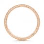 14k Rose Gold 14k Rose Gold Custom Diamond Three Strand Women's Wedding Ring - Front View -  104881 - Thumbnail