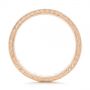 18k Rose Gold 18k Rose Gold Custom Diamond Three Strand Women's Wedding Ring - Front View -  104881 - Thumbnail