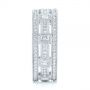  Platinum Custom Diamond Three Strand Women's Wedding Ring - Side View -  104881 - Thumbnail