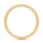 18k Yellow Gold 18k Yellow Gold Custom Diamond Three Strand Women's Wedding Ring - Front View -  104881 - Thumbnail