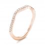 14k Rose Gold Custom Diamond Wedding Band