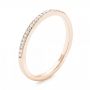 14k Rose Gold Custom Diamond Wedding Band