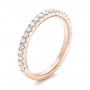 14k Rose Gold Custom Diamond Wedding Band