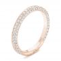 14k Rose Gold Custom Diamond Wedding Band