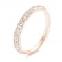 18k Rose Gold Custom Diamond Wedding Band