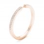 18k Rose Gold Custom Diamond Wedding Band