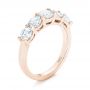 18k Rose Gold Custom Diamond Wedding Band