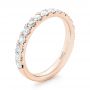 18k Rose Gold Custom Diamond Wedding Band