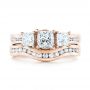 14k Rose Gold 14k Rose Gold Custom Diamond Wedding Band -  103136 - Thumbnail