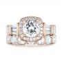 14k Rose Gold 14k Rose Gold Custom Diamond Wedding Band -  103437 - Thumbnail