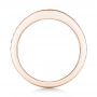 18k Rose Gold 18k Rose Gold Custom Diamond Wedding Band - Front View -  102043 - Thumbnail