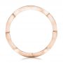 14k Rose Gold 14k Rose Gold Custom Diamond Wedding Band - Front View -  102121 - Thumbnail