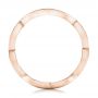 14k Rose Gold 14k Rose Gold Custom Diamond Wedding Band - Front View -  102121 - Thumbnail