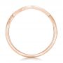 14k Rose Gold 14k Rose Gold Custom Diamond Wedding Band - Front View -  102204 - Thumbnail