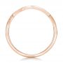 18k Rose Gold 18k Rose Gold Custom Diamond Wedding Band - Front View -  102204 - Thumbnail