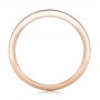 18k Rose Gold 18k Rose Gold Custom Diamond Wedding Band - Front View -  102256 - Thumbnail