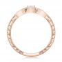 18k Rose Gold 18k Rose Gold Custom Diamond Wedding Band - Front View -  102262 - Thumbnail