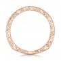 18k Rose Gold 18k Rose Gold Custom Diamond Wedding Band - Front View -  102350 - Thumbnail