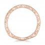 14k Rose Gold 14k Rose Gold Custom Diamond Wedding Band - Front View -  102350 - Thumbnail