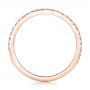 18k Rose Gold 18k Rose Gold Custom Diamond Wedding Band - Front View -  102351 - Thumbnail