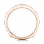 18k Rose Gold 18k Rose Gold Custom Diamond Wedding Band - Front View -  102362 - Thumbnail