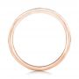 14k Rose Gold 14k Rose Gold Custom Diamond Wedding Band - Front View -  102406 - Thumbnail