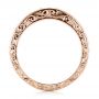 18k Rose Gold 18k Rose Gold Custom Diamond Wedding Band - Front View -  102426 - Thumbnail