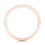 14k Rose Gold 14k Rose Gold Custom Diamond Wedding Band - Front View -  102446 - Thumbnail