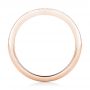 14k Rose Gold 14k Rose Gold Custom Diamond Wedding Band - Front View -  102454 - Thumbnail
