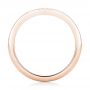 14k Rose Gold 14k Rose Gold Custom Diamond Wedding Band - Front View -  102454 - Thumbnail