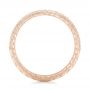 18k Rose Gold 18k Rose Gold Custom Diamond Wedding Band - Front View -  102768 - Thumbnail
