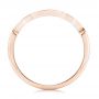 14k Rose Gold 14k Rose Gold Custom Diamond Wedding Band - Front View -  102784 - Thumbnail