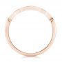 14k Rose Gold 14k Rose Gold Custom Diamond Wedding Band - Front View -  102784 - Thumbnail