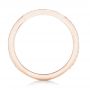 14k Rose Gold 14k Rose Gold Custom Diamond Wedding Band - Front View -  102837 - Thumbnail