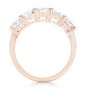 14k Rose Gold 14k Rose Gold Custom Diamond Wedding Band - Front View -  102953 - Thumbnail