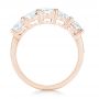 18k Rose Gold 18k Rose Gold Custom Diamond Wedding Band - Front View -  102953 - Thumbnail