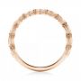 14k Rose Gold 14k Rose Gold Custom Diamond Wedding Band - Front View -  103039 - Thumbnail