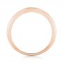 18k Rose Gold 18k Rose Gold Custom Diamond Wedding Band - Front View -  103136 - Thumbnail