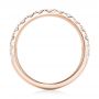 18k Rose Gold 18k Rose Gold Custom Diamond Wedding Band - Front View -  103140 - Thumbnail