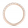 14k Rose Gold 14k Rose Gold Custom Diamond Wedding Band - Front View -  103140 - Thumbnail