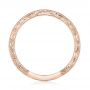 14k Rose Gold 14k Rose Gold Custom Diamond Wedding Band - Front View -  103326 - Thumbnail