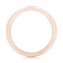 14k Rose Gold 14k Rose Gold Custom Diamond Wedding Band - Front View -  103397 - Thumbnail
