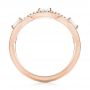 14k Rose Gold 14k Rose Gold Custom Diamond Wedding Band - Front View -  103419 - Thumbnail