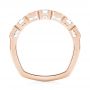 18k Rose Gold 18k Rose Gold Custom Diamond Wedding Band - Front View -  103437 - Thumbnail