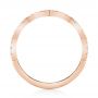 14k Rose Gold 14k Rose Gold Custom Diamond Wedding Band - Front View -  103438 - Thumbnail