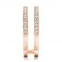 14k Rose Gold 14k Rose Gold Custom Diamond Wedding Band - Side View -  102362 - Thumbnail