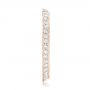 14k Rose Gold 14k Rose Gold Custom Diamond Wedding Band - Side View -  102521 - Thumbnail