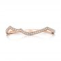 14k Rose Gold 14k Rose Gold Custom Diamond Wedding Band - Top View -  102204 - Thumbnail