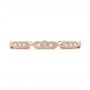 14k Rose Gold 14k Rose Gold Custom Diamond Wedding Band - Top View -  102259 - Thumbnail