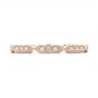 14k Rose Gold 14k Rose Gold Custom Diamond Wedding Band - Top View -  102259 - Thumbnail